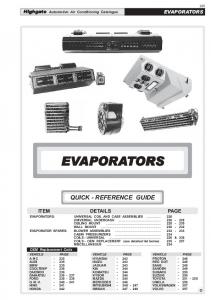 EVAPORATORS - Highgate Car Air