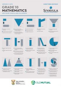 Everything Maths: Grade 10 Mathematics