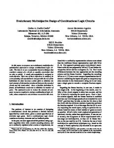 Evolutionary Multiobjective Design of ... - Semantic Scholar