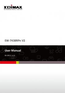 EW-7438RPn V2 User Manual - Edimax