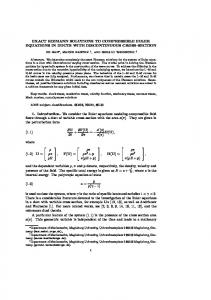 EXACT RIEMANN SOLUTIONS TO