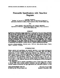 Executable Specifications with Data-flow Diagrams - Semantic Scholar