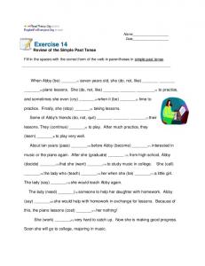 Exercise 14 - English for Everyone