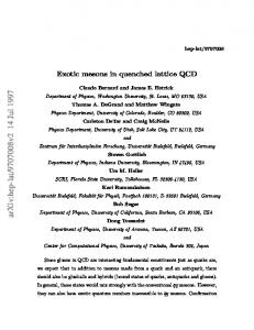 Exotic mesons in quenched lattice QCD