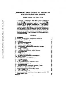 Expanders with respect to Hadamard spaces and random graphs