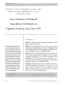 Expenditures Attributable to - NCBI - NIH