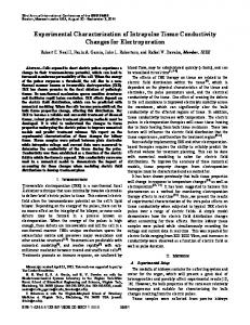 Experimental Characterization of Intrapulse Tissue ... - IEEE Xplore