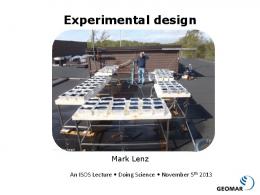 Experimental design