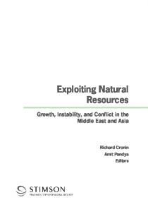 Exploiting Natural Resources - ANU