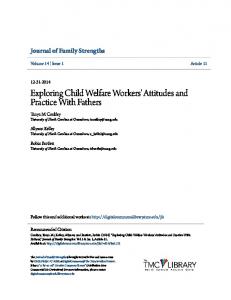 Exploring Child Welfare Workers' Attitudes and Practice With Fathers