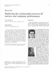 Exploring the relationship between IC