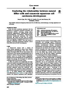 Exploring the relationship between natural killer cells