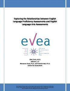 Exploring the Relationships between English Language Proficiency ...