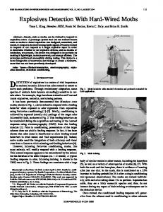 Explosives Detection With Hard-Wired Moths - CiteSeerX