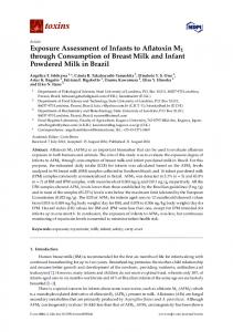 Exposure Assessment of Infants to Aflatoxin M1 ... - Semantic Scholar