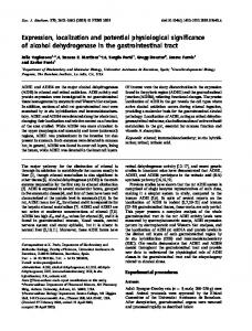 Expression, localization and potential ... - Wiley Online Library