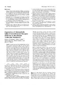 Expression of Alternatively Spliced Growth Factor Receptor ... - IOVS