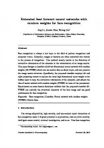 Extended feed forward neural networks with random ...