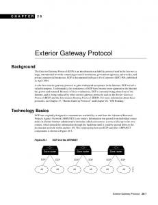 Exterior Gateway Protocol