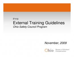 External Training Guidelines g