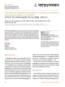 Extra-Adrenal Malignant Paragangliomas Presenting as Mesenteric ...