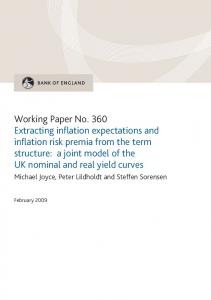 Extracting inflation expectations and inflation risk premia from the term ...