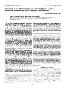 Extraction of the Adenylate Cyclase-activating ... - Semantic Scholar