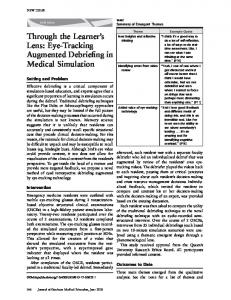 Eye-Tracking Augmented Debriefing in Medical ...