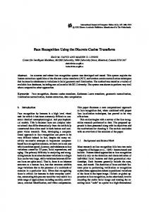 Face Recognition Using the Discrete Cosine Transform