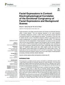 Facial Expressions in Context