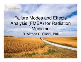 Failure Modes and Effects Failure Modes and Effects Analysis (FMEA)