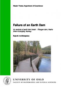 Failure of an Earth Dam - DUO