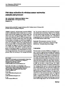 Fair data collection in wireless sensor networks