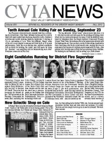 Fall 2012 Newsletter