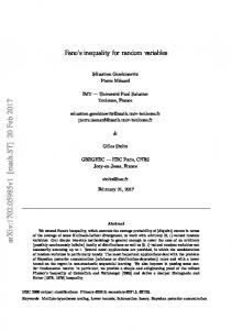 Fano's inequality for random variables