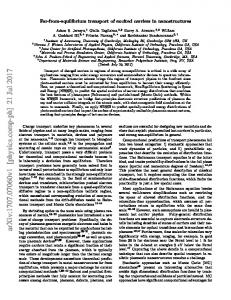 Far-from-equilibrium transport of excited carriers in nanostructures