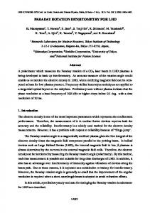 Faraday Rotation Densitometry for LHD