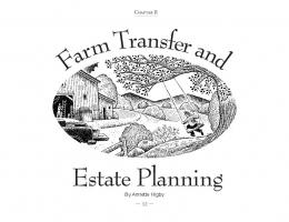 Farm Transfer and Estate Planning