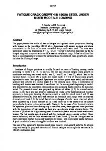 fatigue crack growth in 18g2a steel under mixed mode i+iii loading