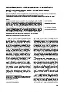 Fatty acid composition including trans-isomers of Serbian ... - doiSerbia