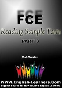 FCE Reading Sample Tests, Part 3 - English-Learners