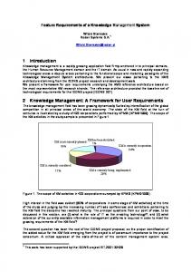 Feature Requirements of a Knowledge Management System