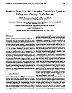 Feature Selection for Intrusion Detection System ... - Semantic Scholar