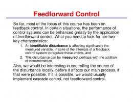 Feedforward Control - Semantic Scholar