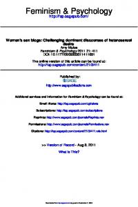 Feminism & Psychology