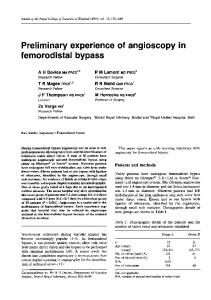 femorodistal bypass - Europe PMC