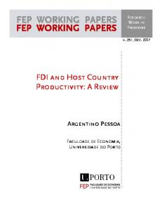 fep working papers fep working papers