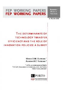 fep working papers fep working papers