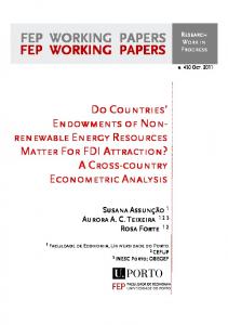 fep working papers fep working papers