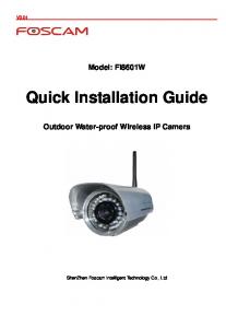 FI8601W Quick Installation Guide